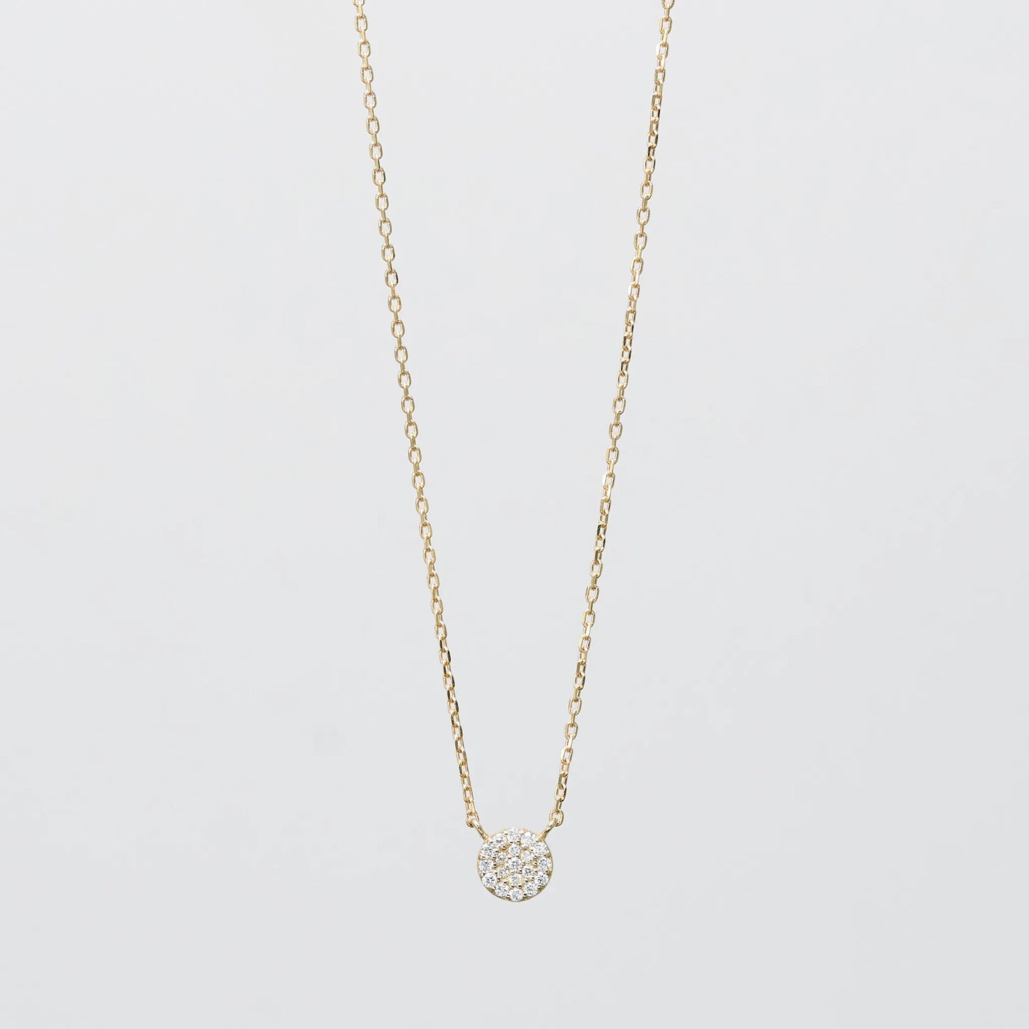 Micro Pave Diamond Necklace(0.03ct)