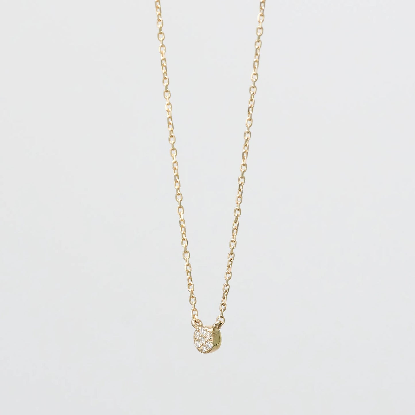 Micro Pave Diamond Necklace(0.01ct)