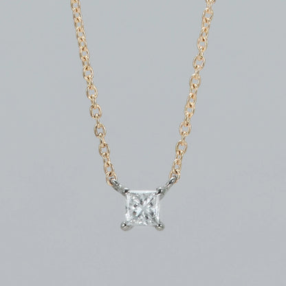 Princesscut Diamond Combi Necklace