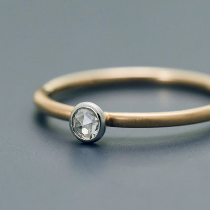 Rosecut Diamond Combi Ring