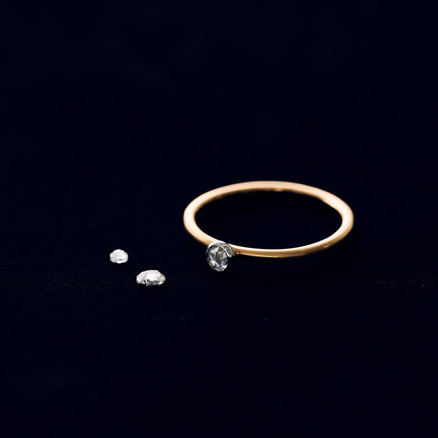 Rosecut Diamond Combi Ring