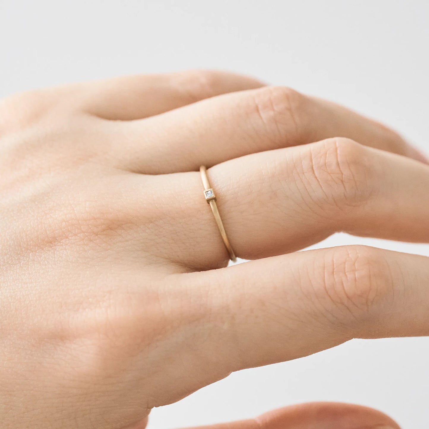 Princesscut Diamond Ring