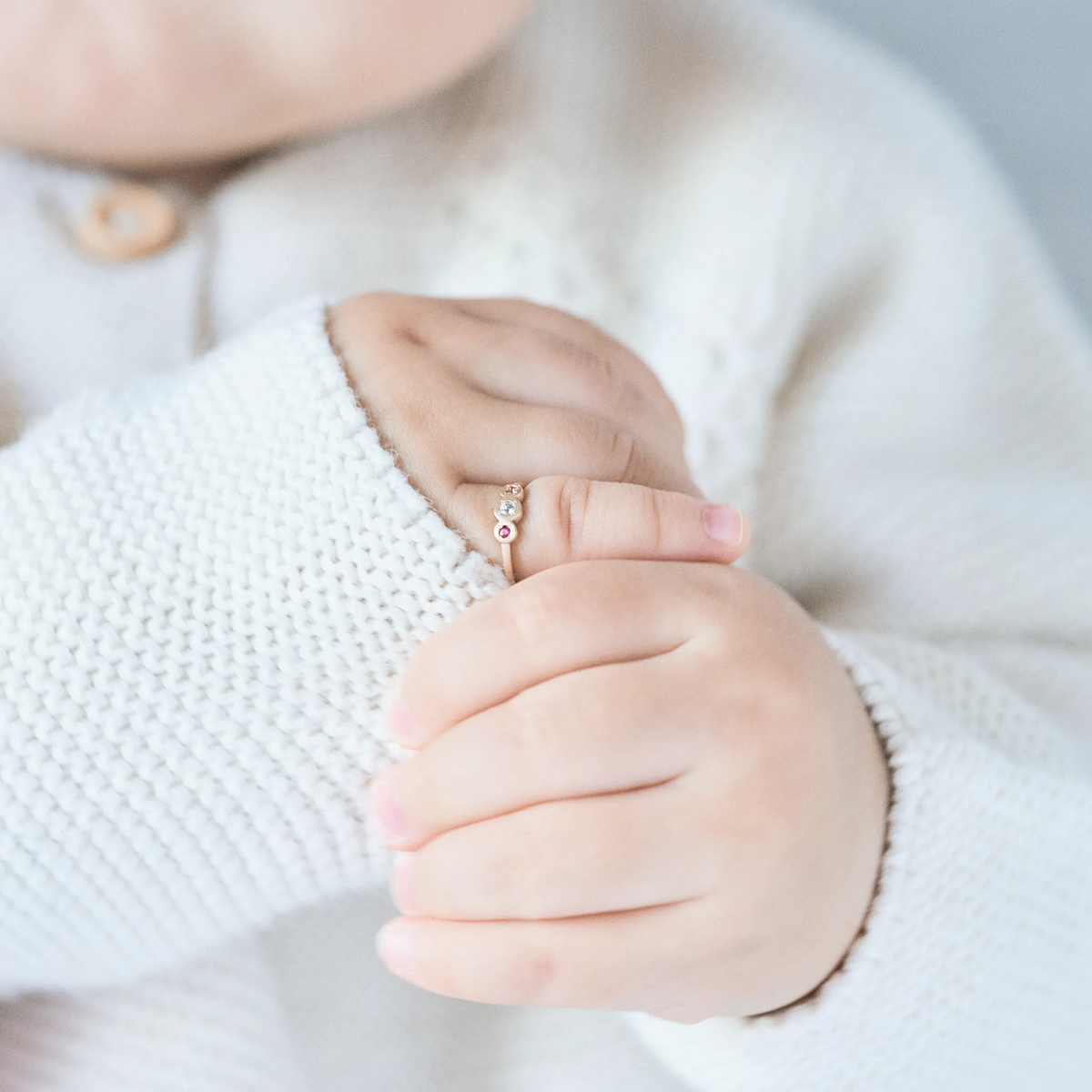 Baby Ring_matte(3石)