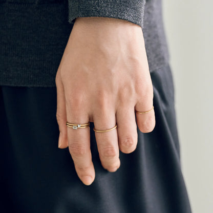 [Styling image] wearing 0.04ct