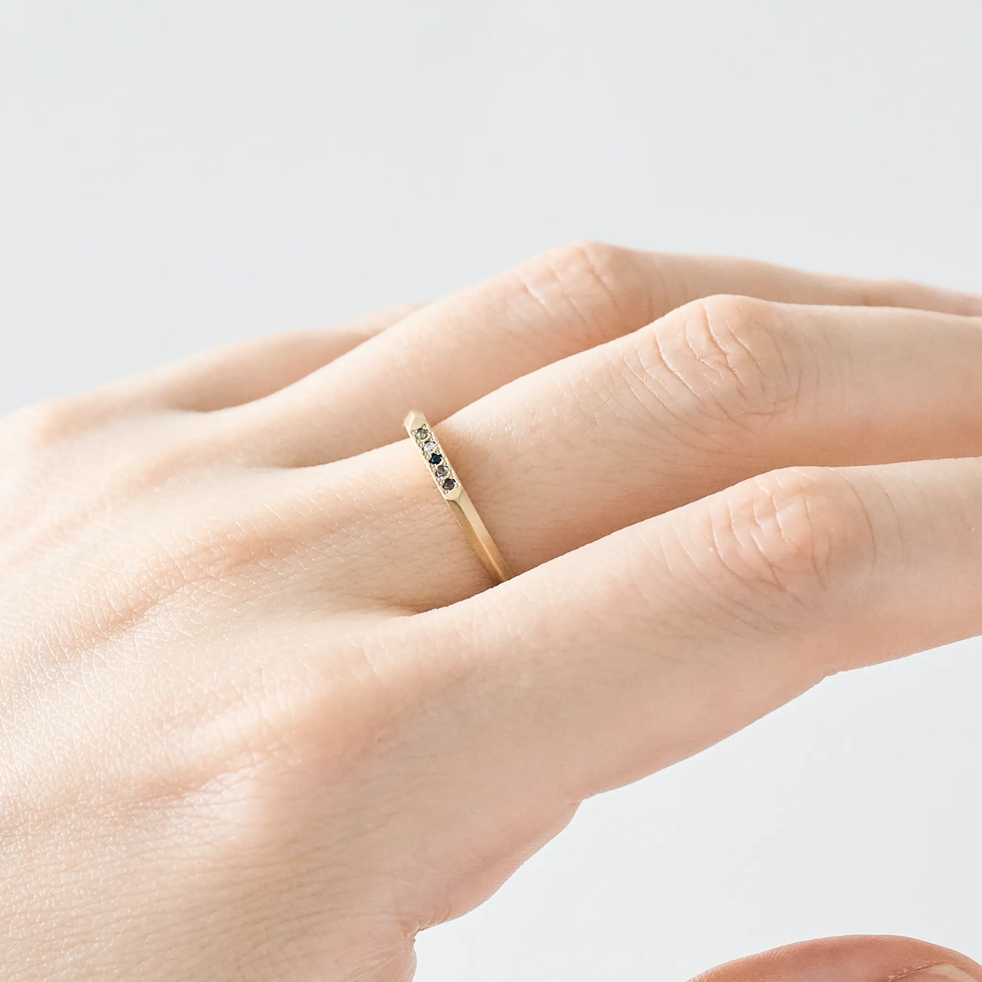 Birthstone Ring_signet(5石)|選べる誕生石リング|cobaco Birthstone Ring_signet(5石)|選べる誕生石リング|cobaco