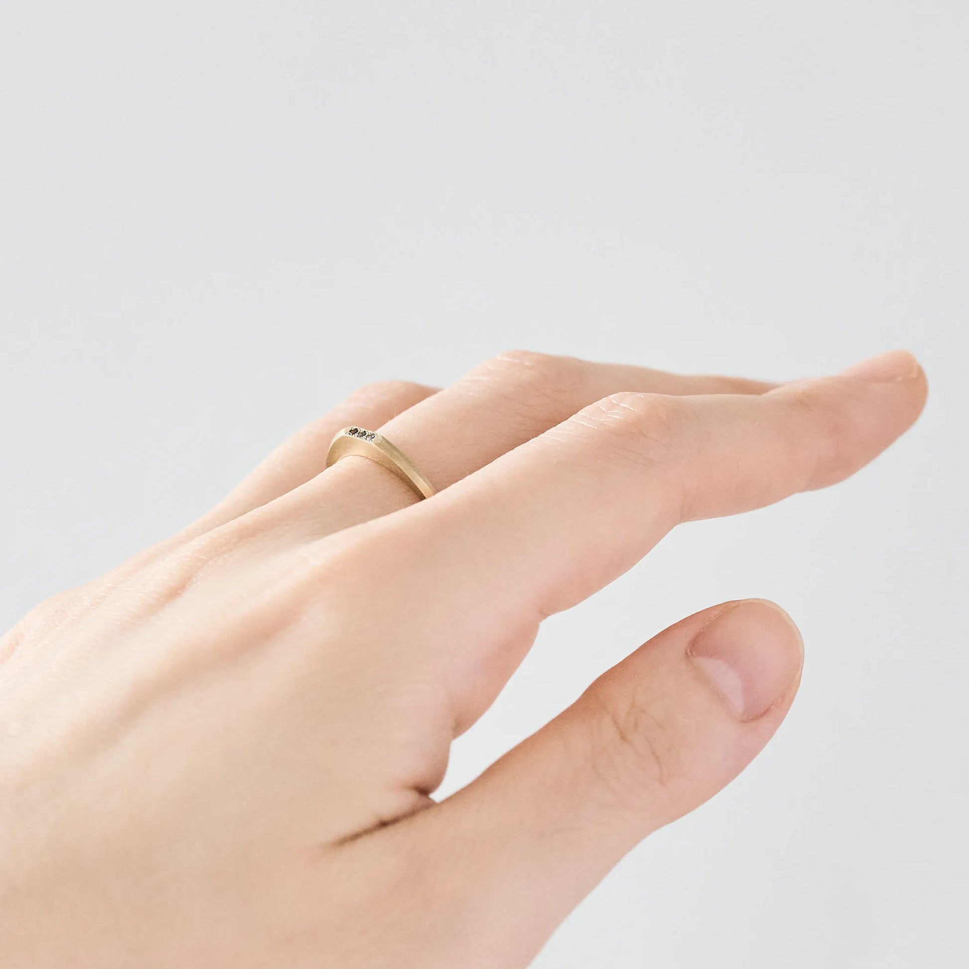 Birthstone Ring_signet(3石)|選べる誕生石リング|cobaco Birthstone Ring_signet(3石)|選べる誕生石リング|cobaco