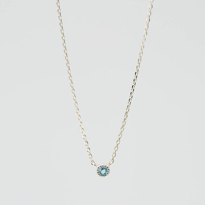 Birthstone Necklace_milgrain