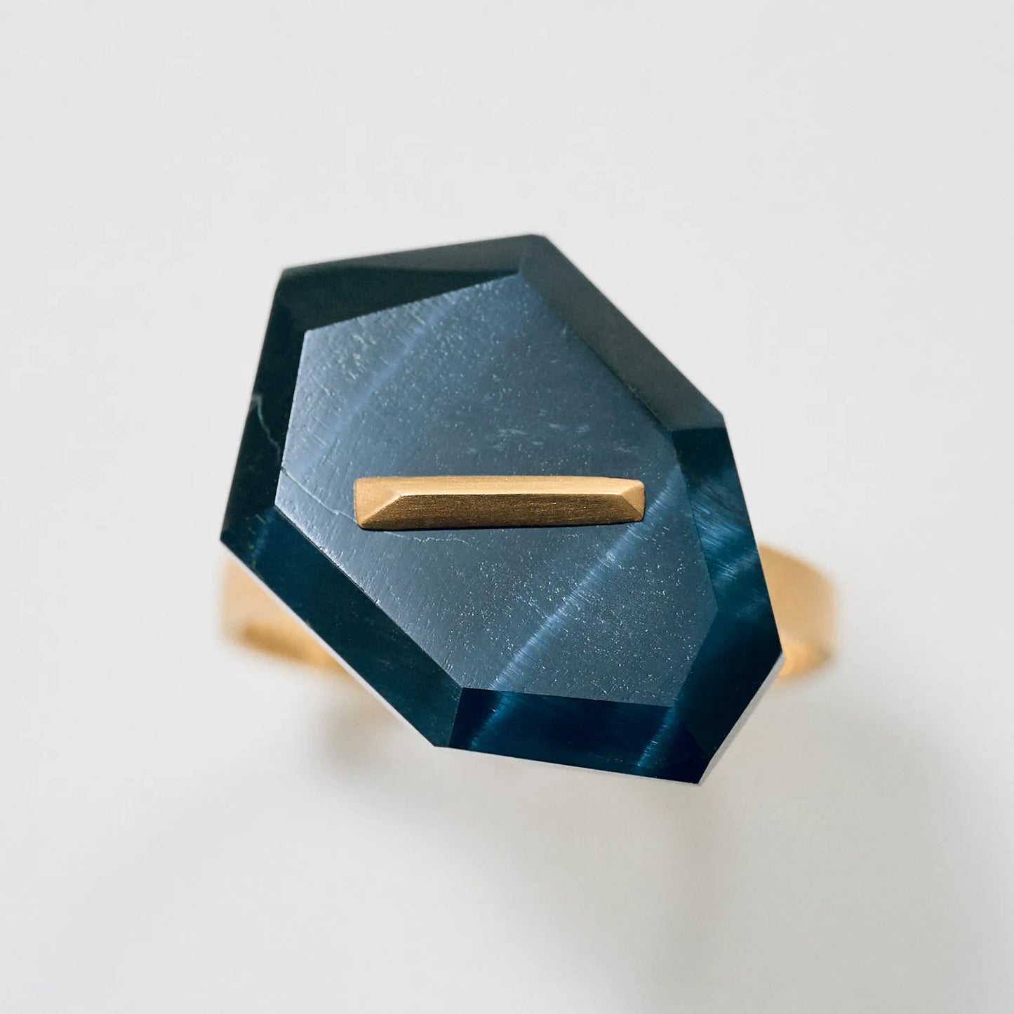 Random Faceted Stone Ring_staple(ホークスアイ)