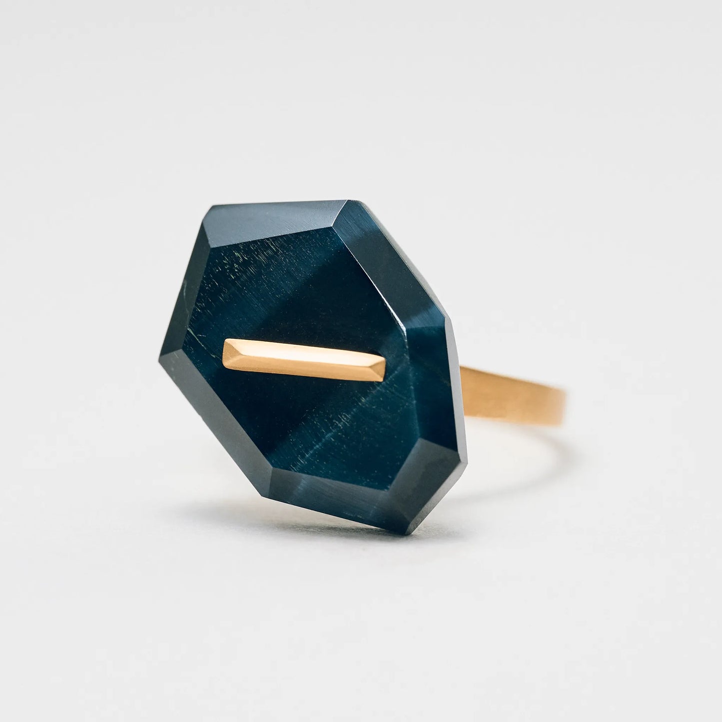 Random Faceted Stone Ring_staple(ホークスアイ)