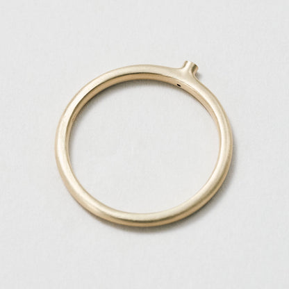 リング全体につや消し加工を施しています（リング内側を含む）