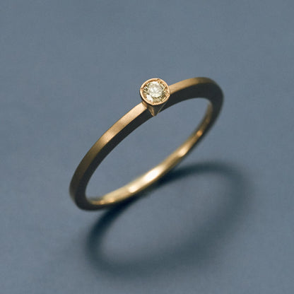 LightYellow Diamond Ring_cone