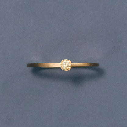 LightYellow Diamond Ring_cone