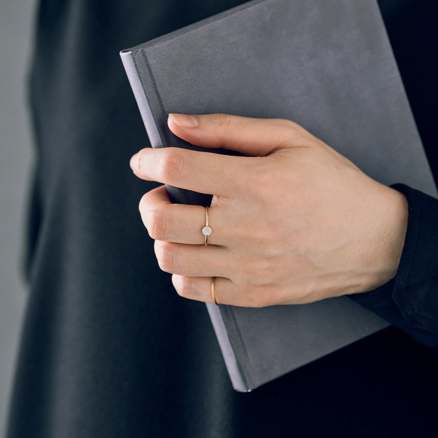 Micro Pave Diamond Ring(0.03ct)