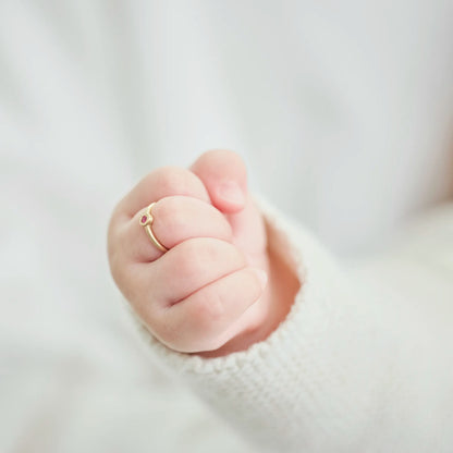 Baby Ring_matte (1 stone)