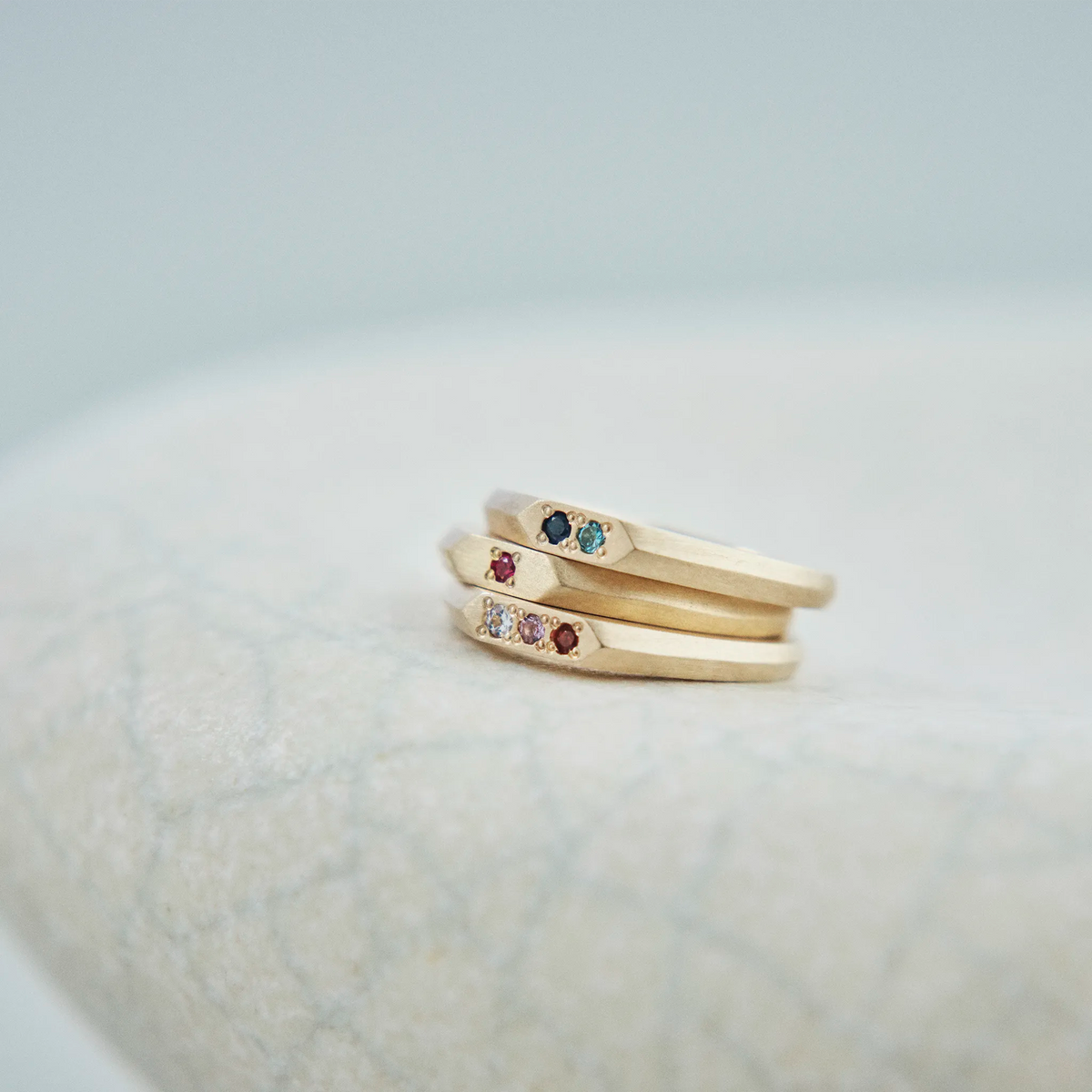 Baby Ring_matte (1 stone)