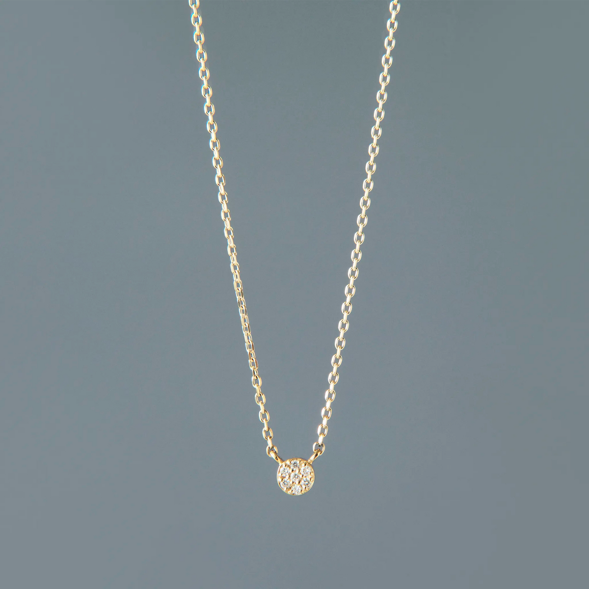 Micro Diamond Necklace_pave(0.01ct)