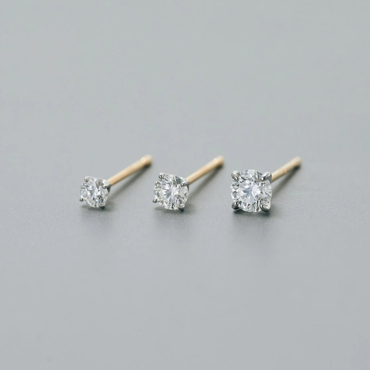 From left: 0.06ct / 0.10ct / 0.18ct