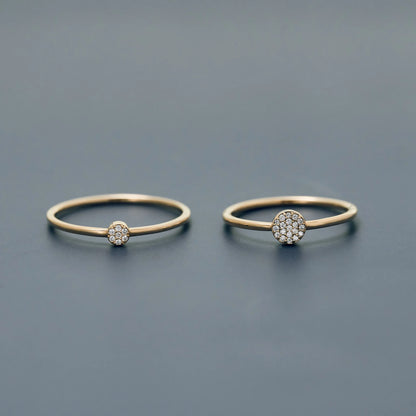 左：0.01ct　右：0.03ct