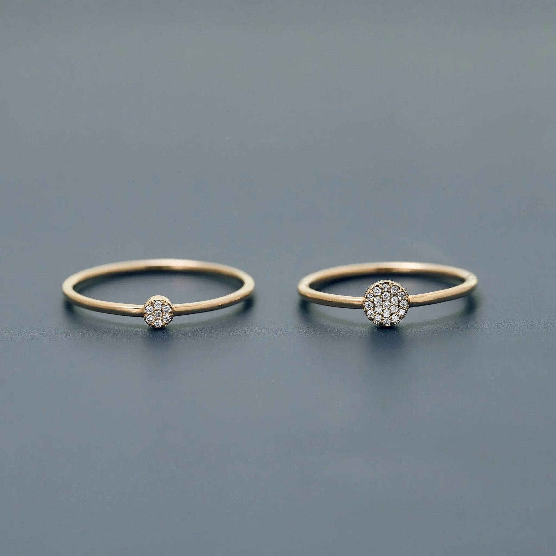 左：0.01ct　右：0.03ct