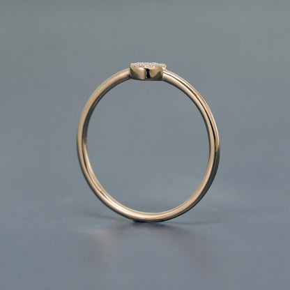 Micro Pave Diamond Ring(0.03ct)