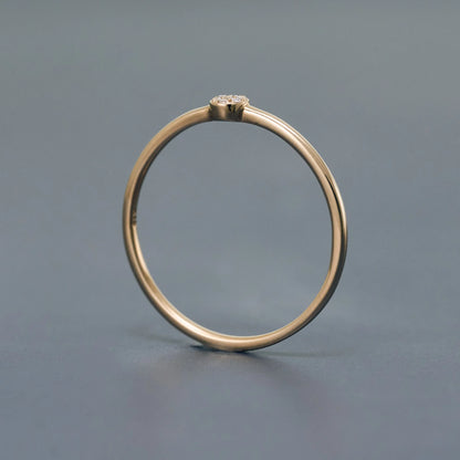 Micro Pave Diamond Ring(0.01ct)