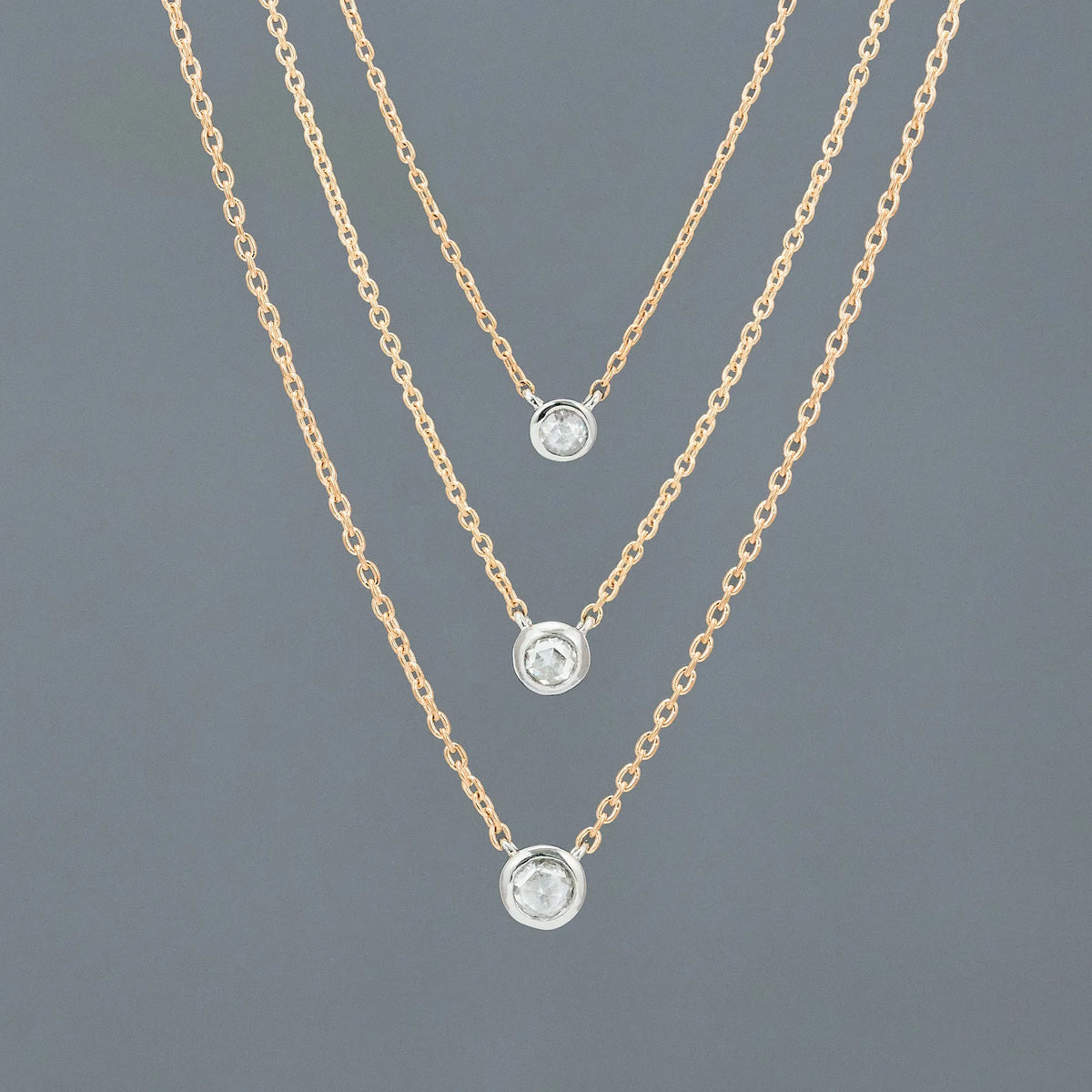 (From top) 0.04ct / 0.09ct / 0.14ct
