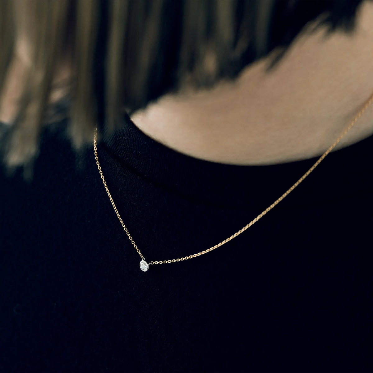 wearing 0.14 ct