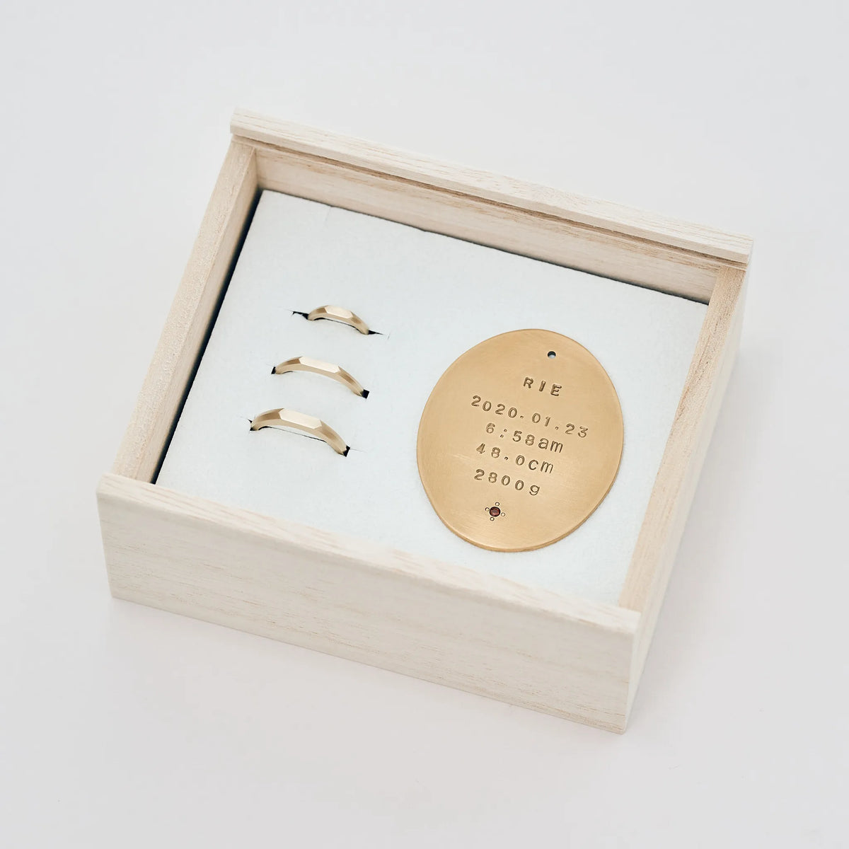 [ Packaging example ] Baby ring × 2 mother rings