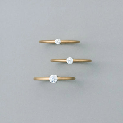 (from top) 0.06ct / 0.10ct / 0.18ct