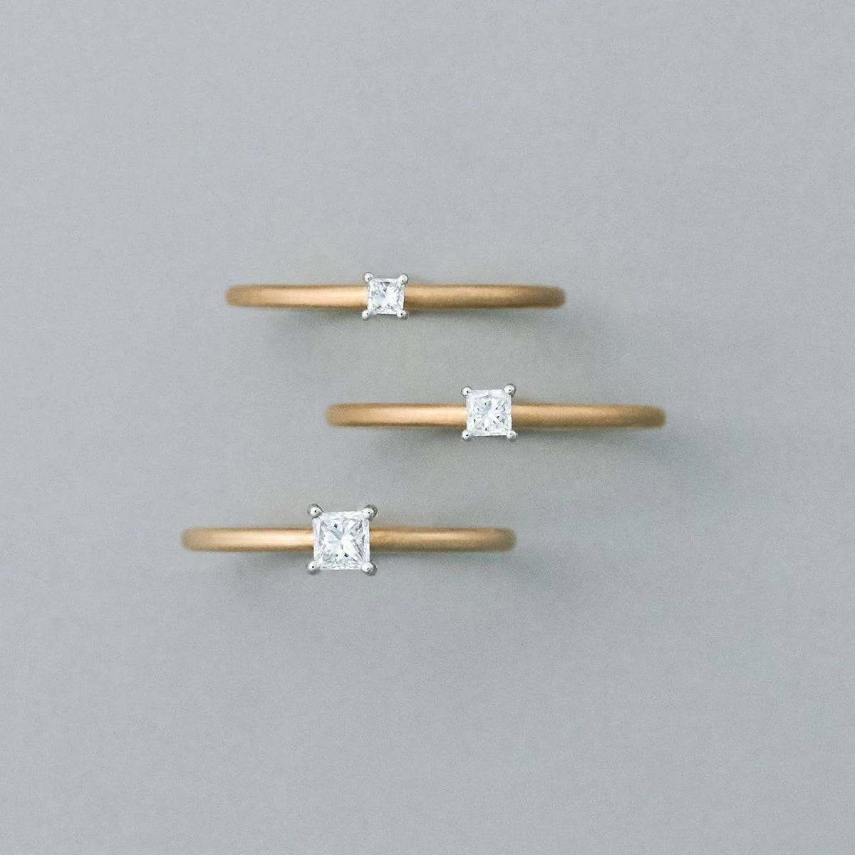 (From top) 0.04ct / 0.08ct / 0.14ct