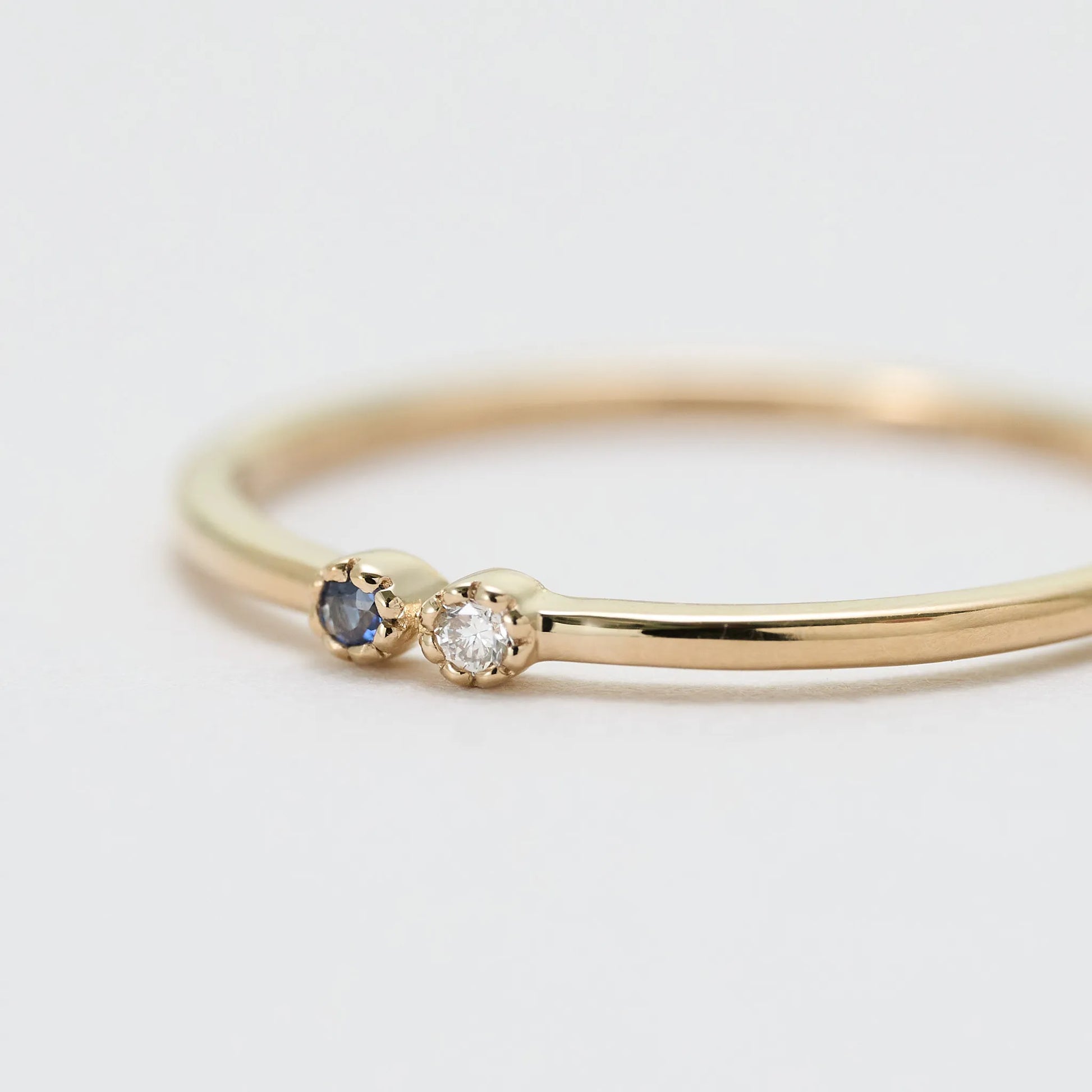 Birthstone Ring_milgrain(2石)|選べる誕生石リング|cobaco Birthstone Ring_milgrain(2石)|選べる誕生石リング|cobaco