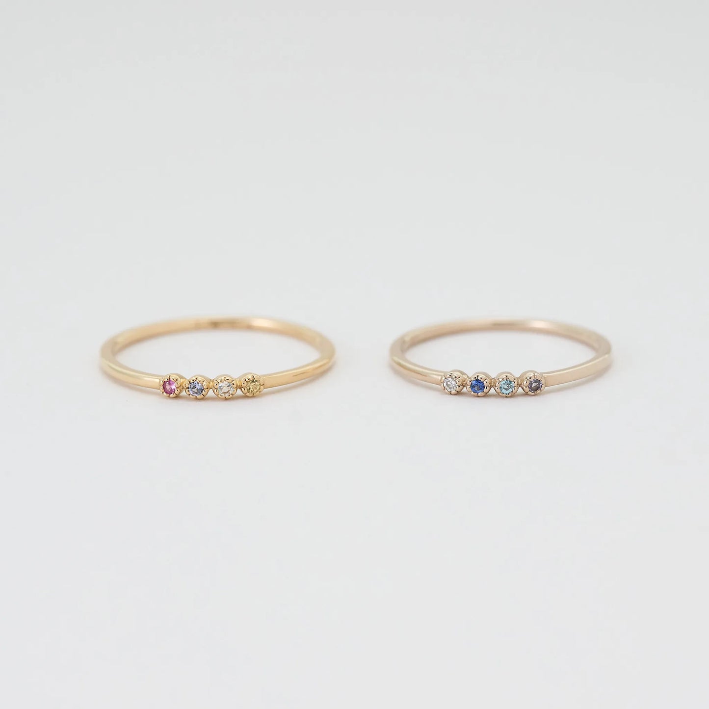 クアトロ 誕生石 ラップリング ゴールド シルバー ROSEゴールド クアトロ 誕生石 ラップリング ゴールド シルバー ROSEゴールド