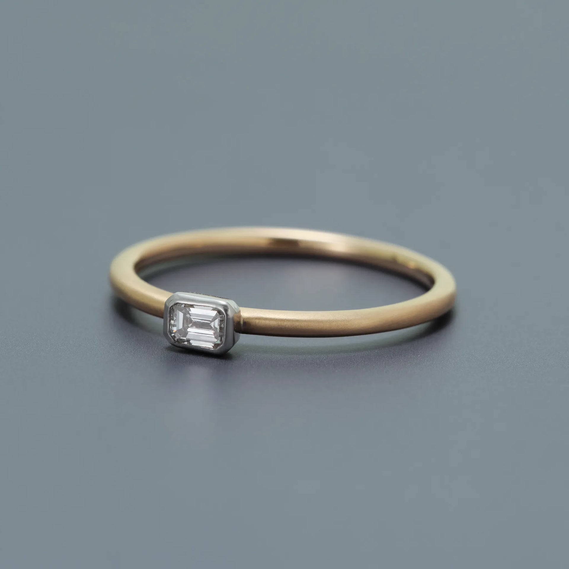 Emeraldcut Diamond Combi Ring – cobaco
