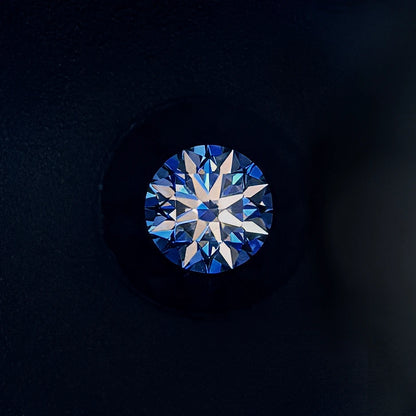 “Heart & Cupid,” a hallmark of diamonds made by Granberger (the image shows an 8-arrow pattern)