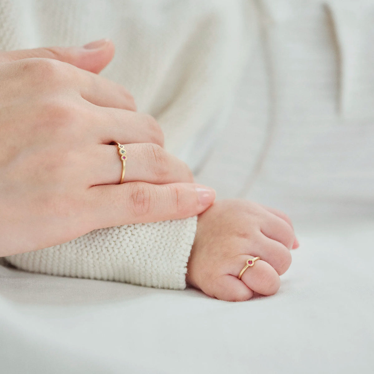 Mother Ring_matte(3石)