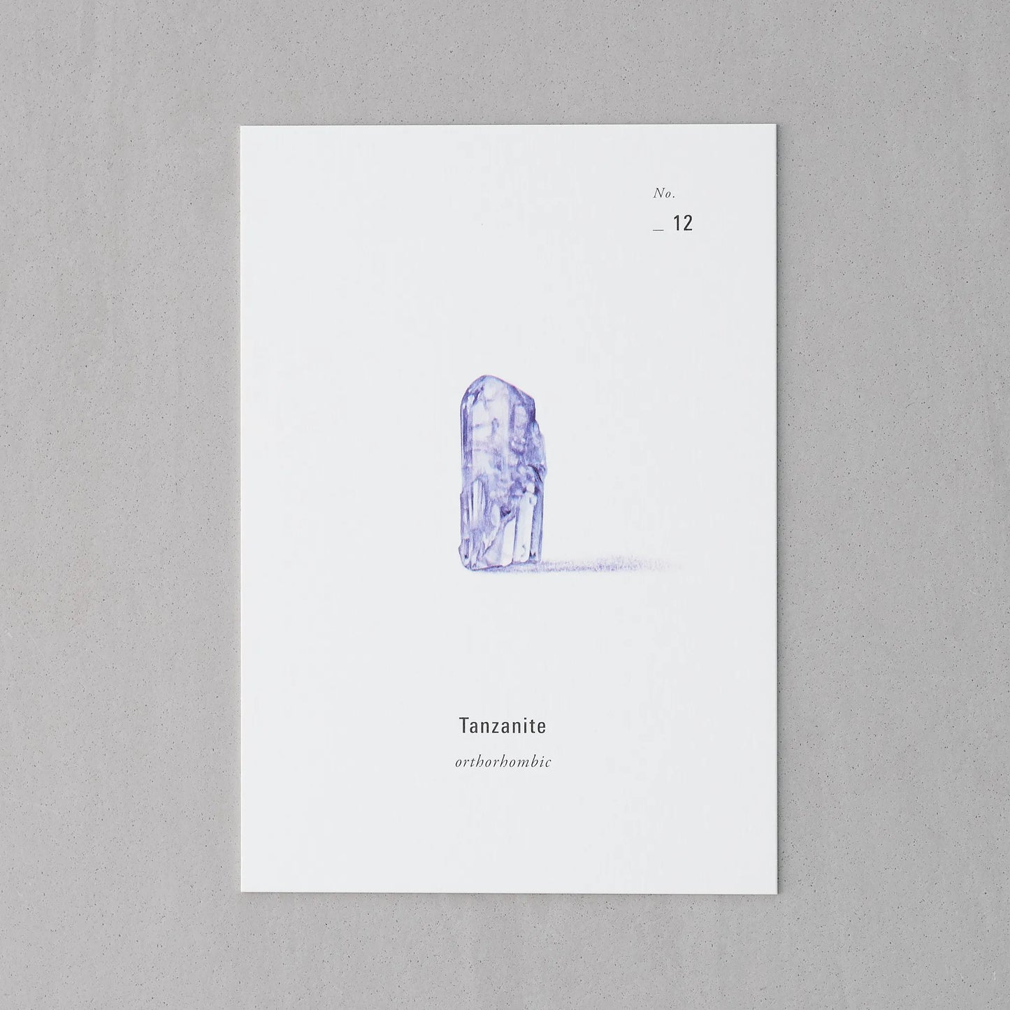 Birthstone Card(Dec. / Tanzanite)