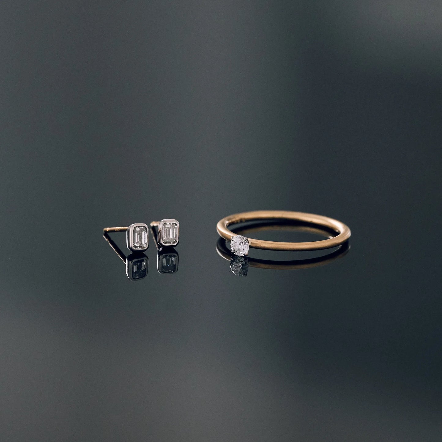 Emeraldcut Diamond Combi Pierce