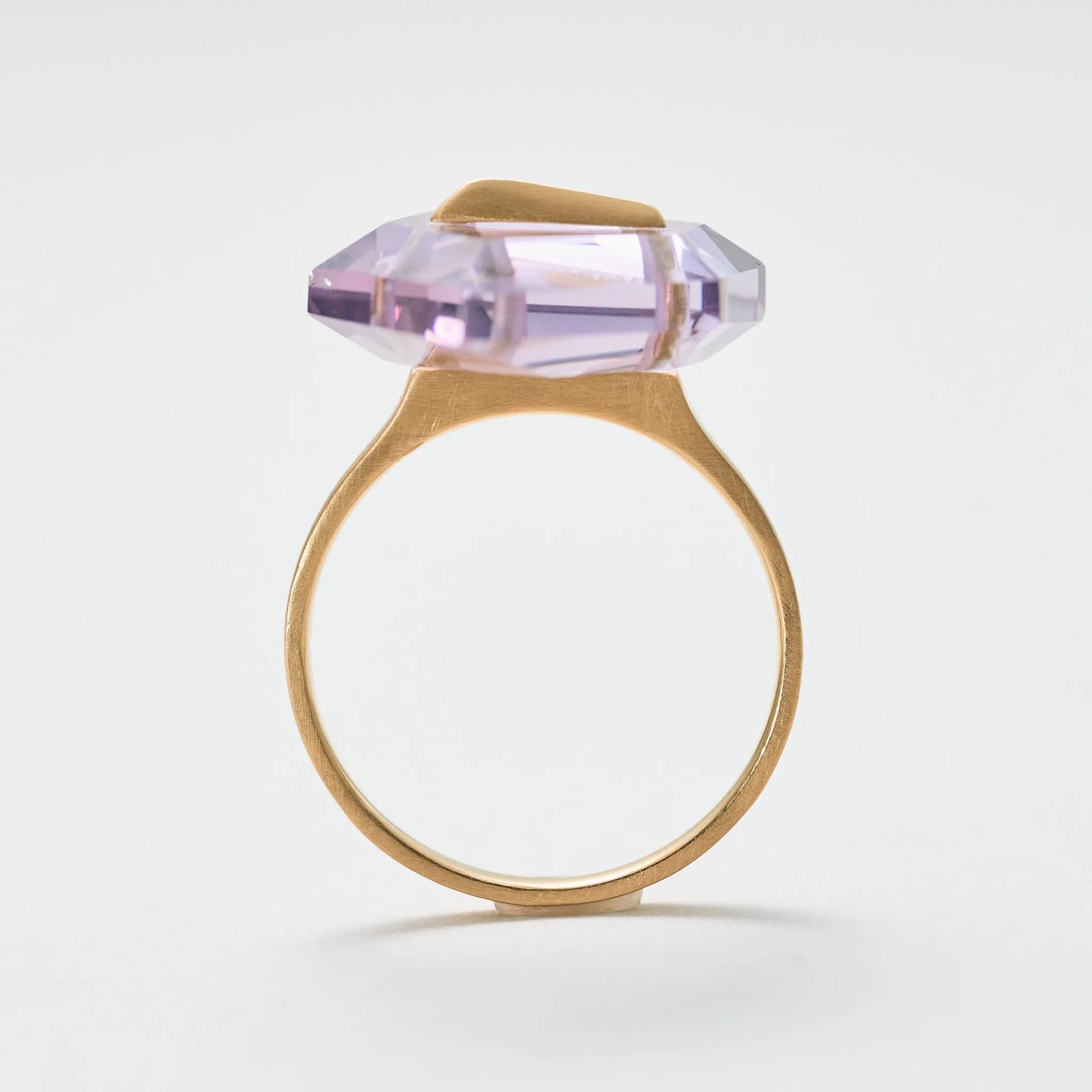 Random Faceted Stone Ring_staple(アメシスト)