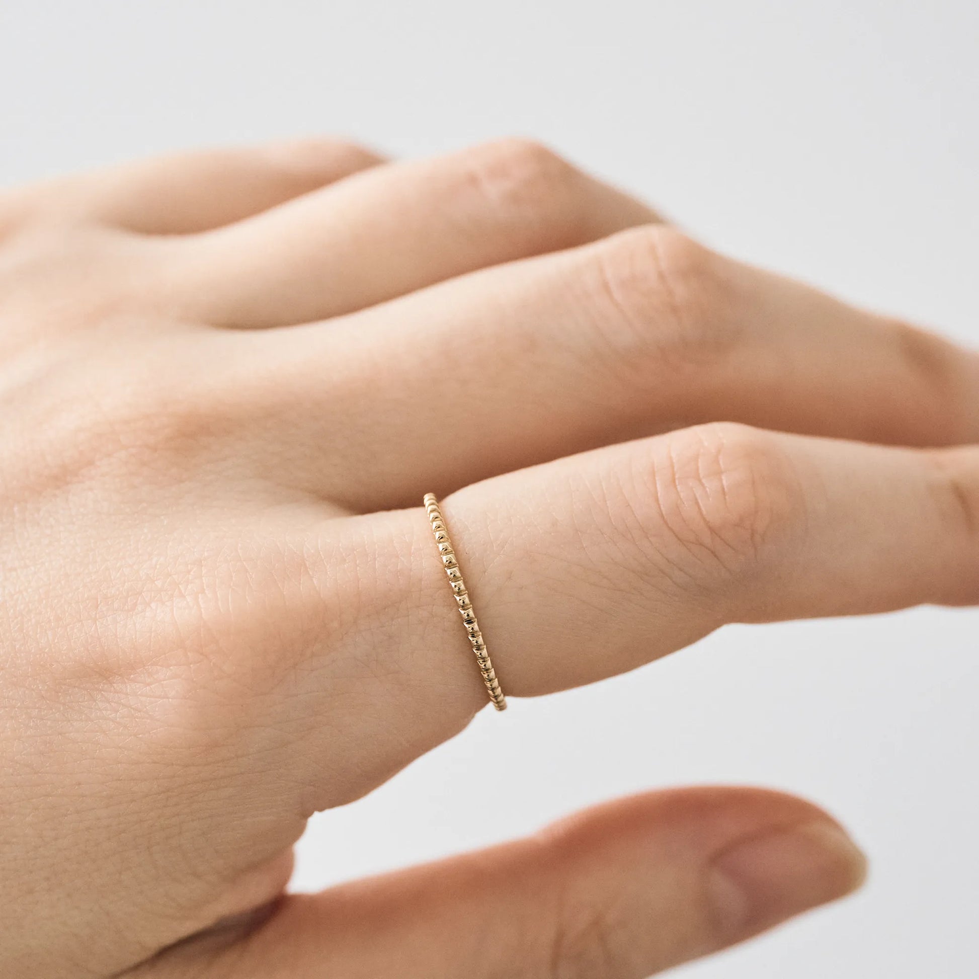 Gold Ring_milgrain|K10/K18ハード(YG/PG)|cobaco Gold Ring_milgrain|K10/K18ハード(YG/PG)|cobaco